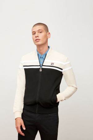 FILA Naso Jackets Black / White,Mens Clothing | CA.YESKWR031